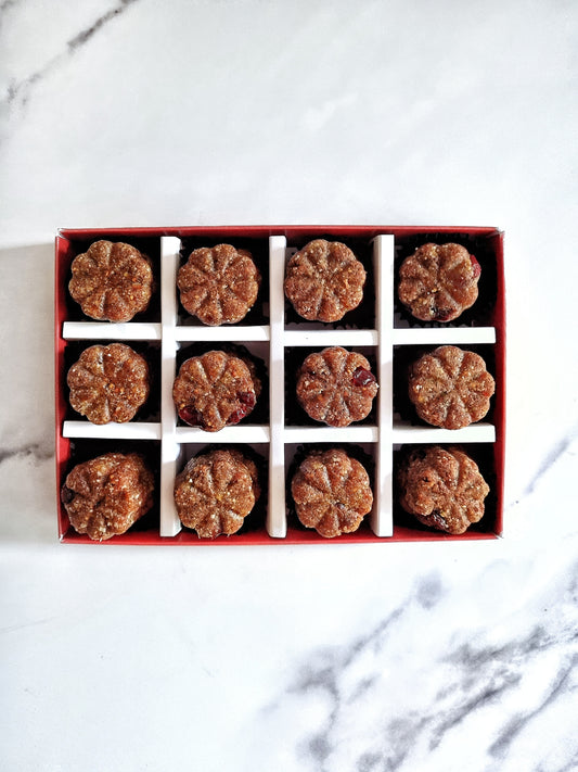 Cranberries & Beetroot Nutty Energy Bites, Vegan